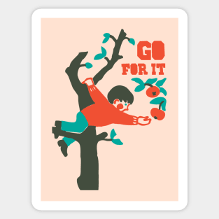 Go for it Sticker